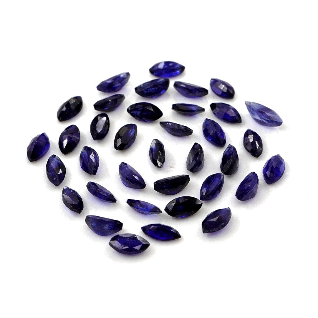 Natural Bangkok Blue Sapphire Calibrated Marquise | 2x4mm & 2.5x5mm