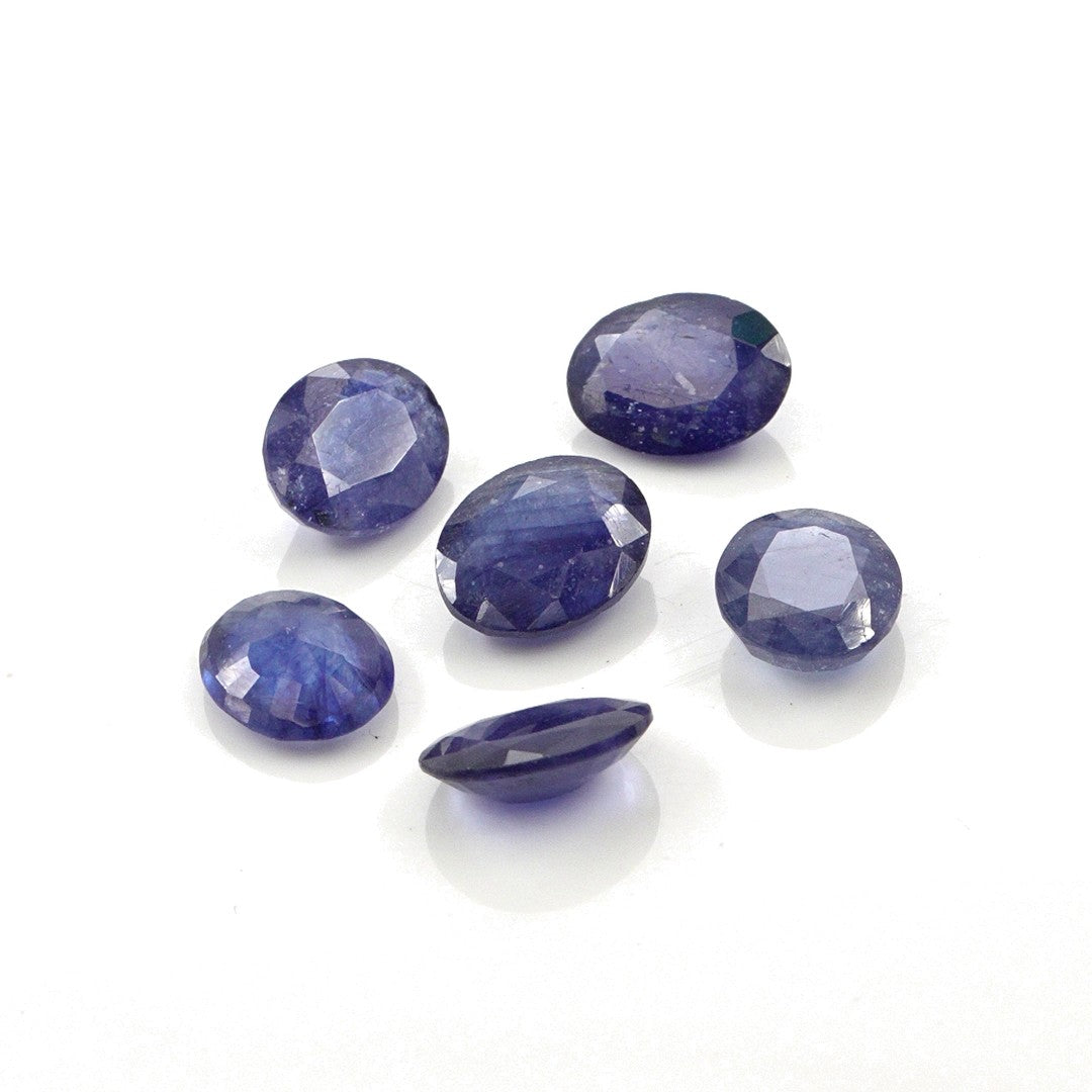 Natural Bangkok Blue Sapphire Calibrated Ovals | 7x9mm & 8x10mm