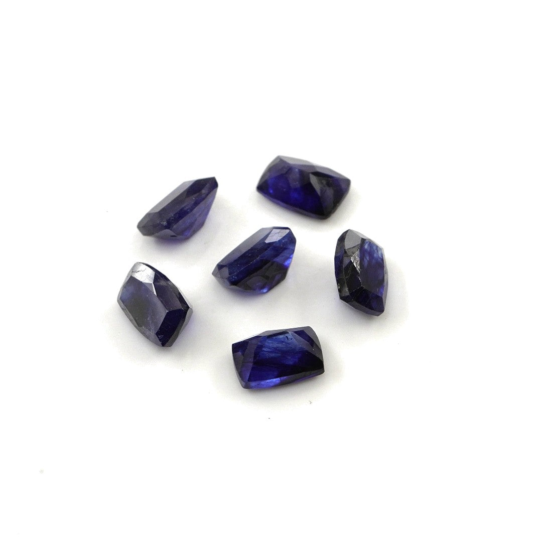 Natural Bangkok Blue sapphire Calibrated Long Cushions | 3x5mm & 4x6mm