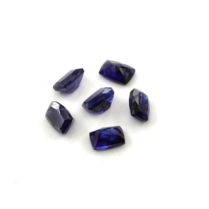 Natural Bangkok Blue sapphire Calibrated Long Cushions | 5x7mm & 6x8mm