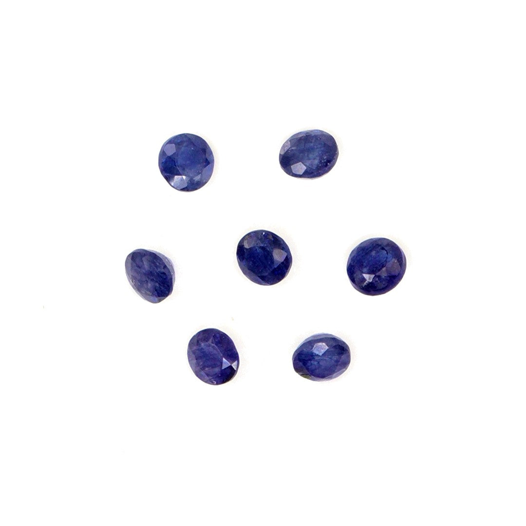Natural Bangkok Blue Sapphire Calibrated Rounds | 4mm & 4.5mm
