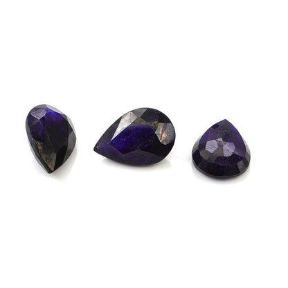 Natural Bangkok Blue Sapphire Calibrated Pears | 9x11mm & 10x12mm
