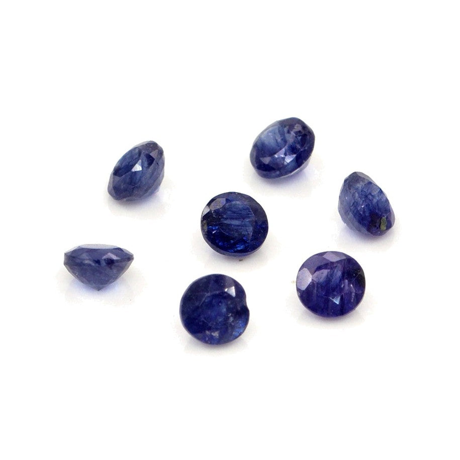 Natural Bangkok Blue Sapphire Calibrated Rounds | 4mm & 4.5mm