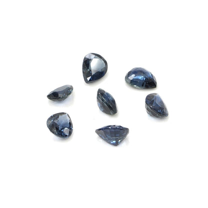 Natural Untreated Blue Sapphire Calibrated Ovals | 3x4mm & 4x5mm
