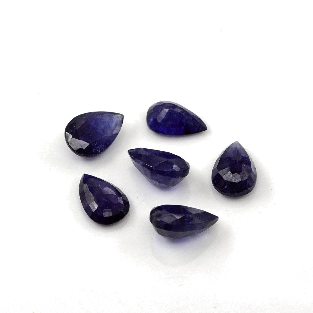 Natural Bangkok Blue Sapphire Calibrated Pears | 5x7mm & 6x8mm