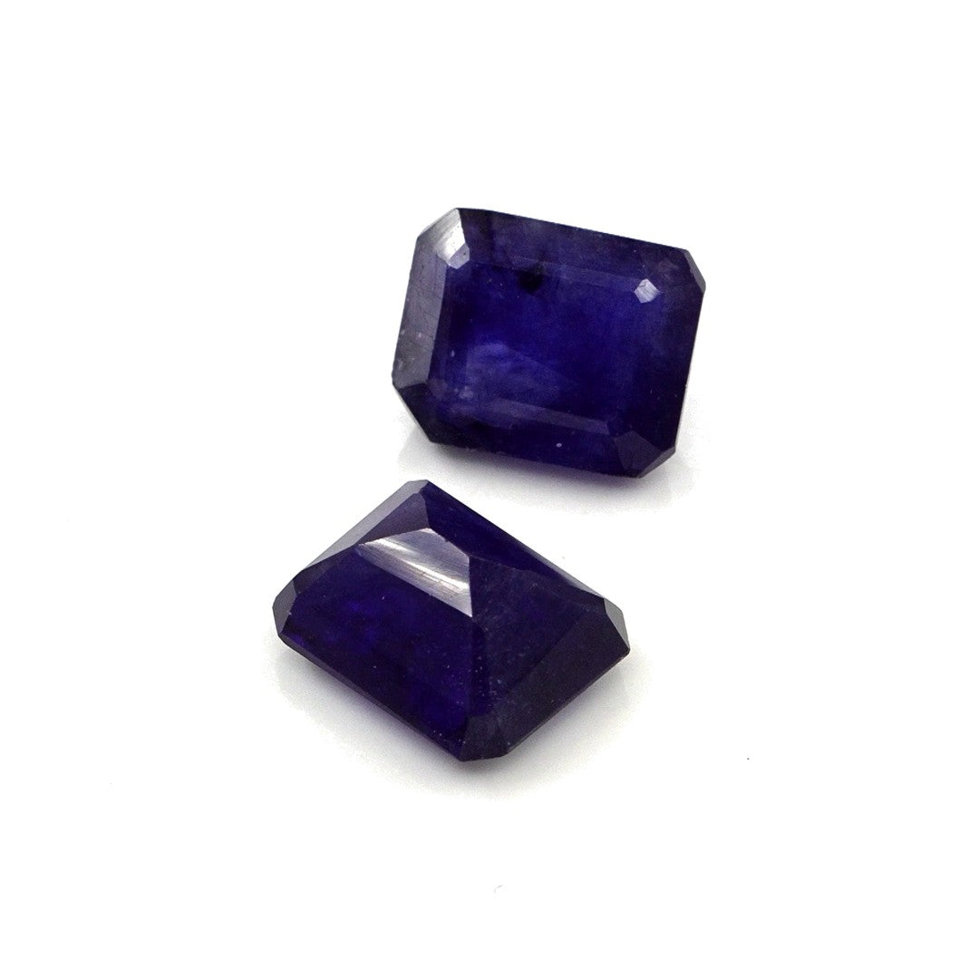 Natural Bangkok Blue Sapphire Calibrated Octagons | 9x11mm & 10x12mm