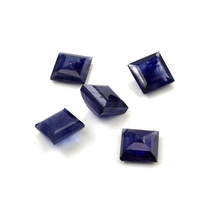 Natural Bangkok Blue Sapphire Calibrated Squares | 9mm & 10mm