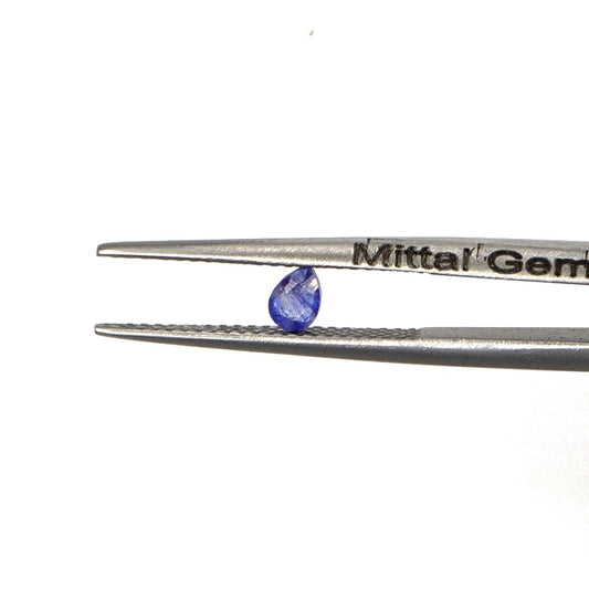 Natural Bangkok Blue Sapphire Calibrated Pears | 3x4mm & 4x5mm