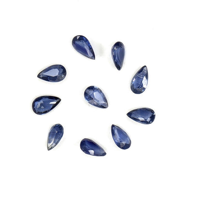 Natural Untreated Blue Sapphire Calibrated Pears | 3x5mm & 4x6mm