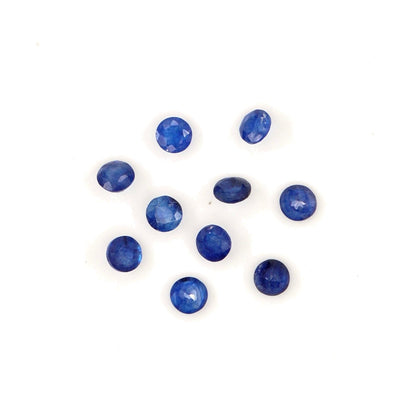 Natural Bangkok Blue Sapphire Calibrated Rounds | 3mm & 3.5mm