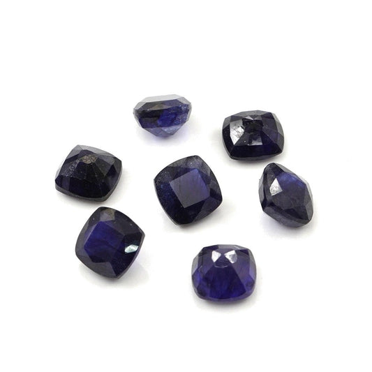 Natural Bangkok Blue Sapphire Loose Cushion Cut | 8mm & 8.5mm BS-C15 Picture-1
