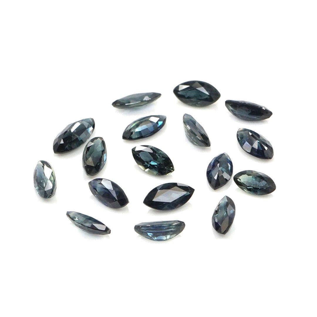 Natural Untreated Blue Sapphire Calibrated Marquise | 1.5x3mm & 2x4mm