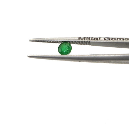 Natural Zambian Emerald Calibrated Rounds | 4mm & 4.5mm