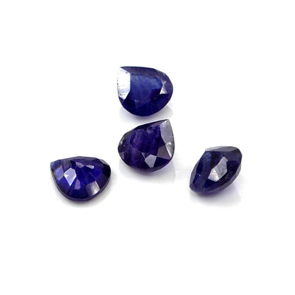 Natural Bangkok Blue Sapphire Calibrated Hearts | 7mm & 8mm
