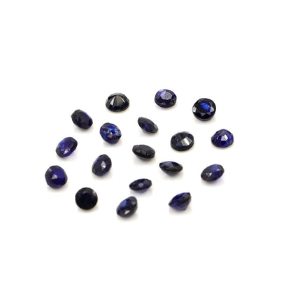 Natural Bangkok Blue Sapphire Calibrated Rounds | 2.5mm & 3mm