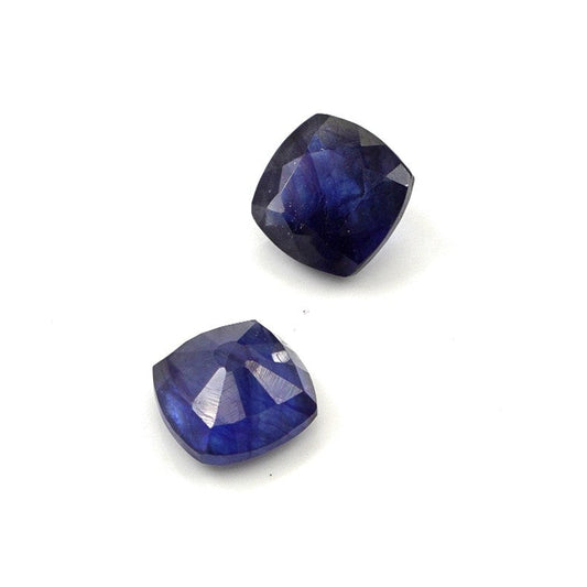 Natural Bangkok Blue Sapphire Loose Cushion Cut | 9mm & 9.5mm BS-C19 Picture-1