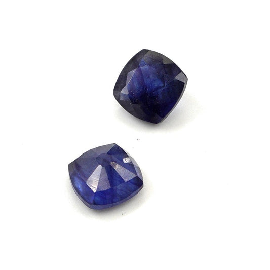 Natural Bangkok Blue Sapphire Loose Cushion Cut | 10mm & 10.5mm BS-C20 Picture-1