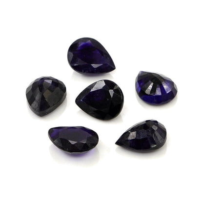 Natural Bangkok Blue Sapphire Calibrated Pears | 7x9mm & 8x10mm