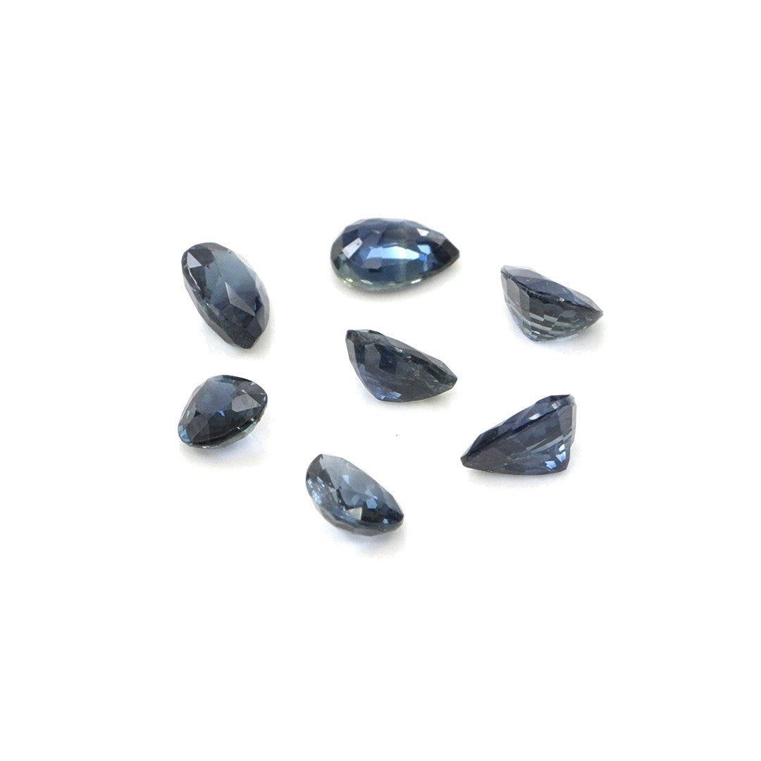Natural Untreated Blue Sapphire Calibrated Ovals | 3x4mm & 4x5mm