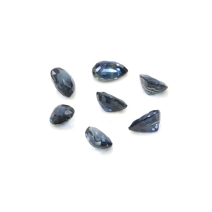 Natural Untreated Blue Sapphire Calibrated Ovals | 3x4mm & 4x5mm