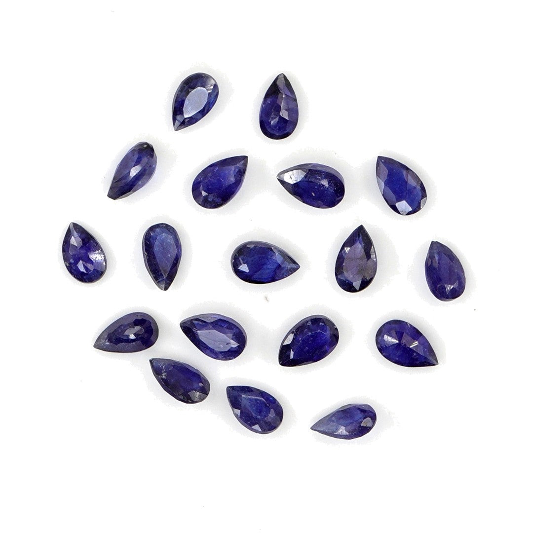 Natural Bangkok Blue Sapphire Calibrated Pears | 3x5mm & 4x6mm