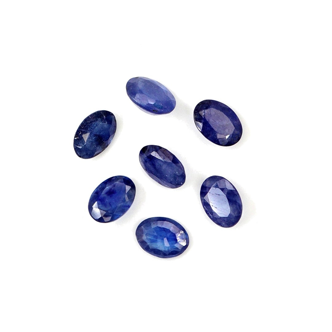 Natural Bangkok Blue Sapphire Calibrated Ovals | 5x7mm & 6x8mm