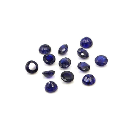 Natural Bangkok Blue Sapphire Calibrated Rounds | 4mm & 4.5mm