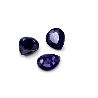 Natural Bangkok Blue Sapphire Calibrated Pears | 9x11mm & 10x12mm