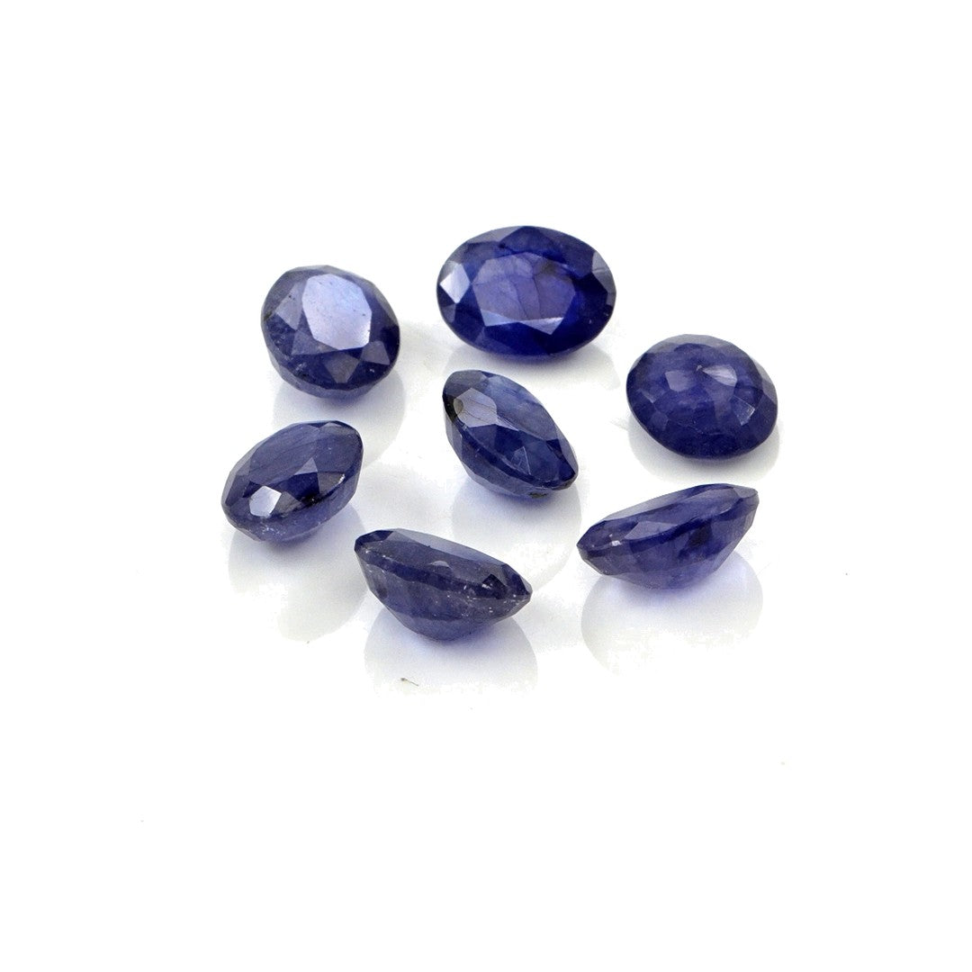 Natural Bangkok Blue Sapphire Calibrated Ovals | 7x9mm & 8x10mm