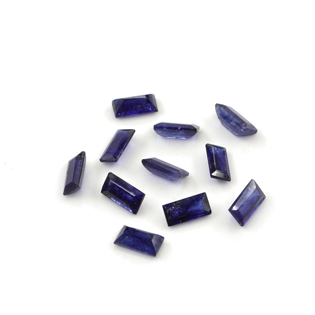 Natural Bangkok Blue Sapphire Calibrated Baguettes | 2x4mm & 2.5x5mm