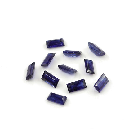Natural Bangkok Blue Sapphire Calibrated Baguettes | 2x4mm & 2.5x5mm