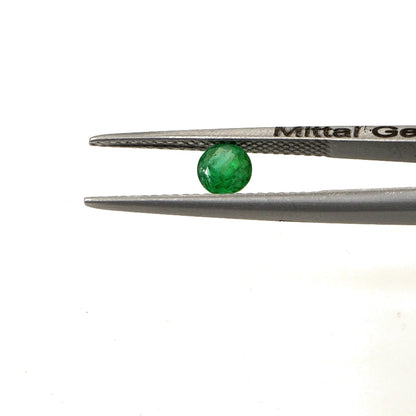 Natural Zambian Emerald Calibrated Rounds | 3mm & 3.5mm