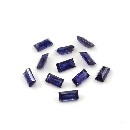Natural Bangkok Blue Sapphire Calibrated Baguettes | 2x4mm & 2.5x5mm