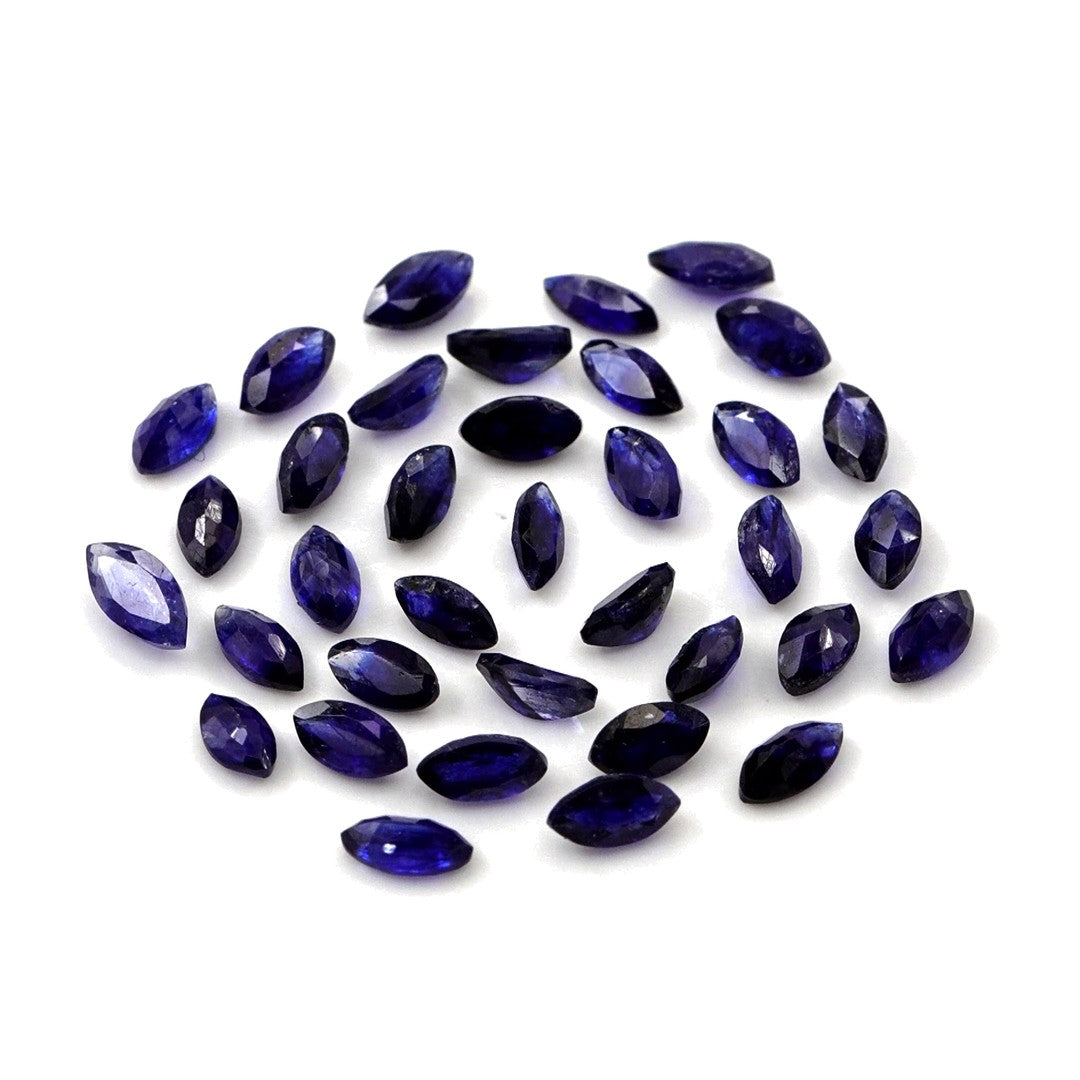 Natural Bangkok Blue Sapphire Calibrated Marquise | 2x4mm & 2.5x5mm