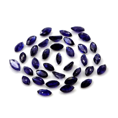 Natural Bangkok Blue Sapphire Calibrated Marquise | 2x4mm & 2.5x5mm