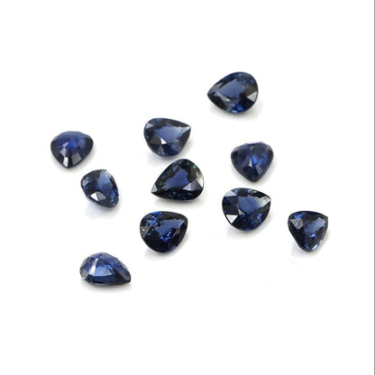 Natural Untreated Blue Sapphire Calibrated Ovals | 3x4mm & 4x5mm