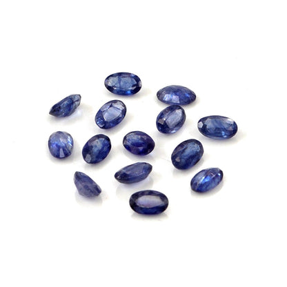 Natural Bangkok Blue Sapphire Calibrated Ovals | 3x5mm & 4x6mm