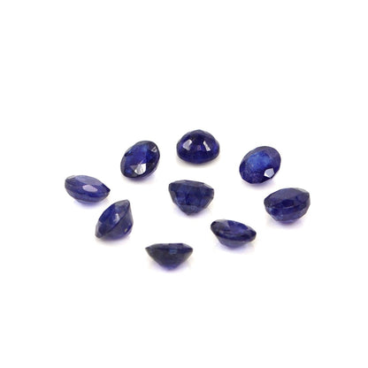 Natural Bangkok Blue Sapphire Calibrated Rounds | 4mm & 4.5mm