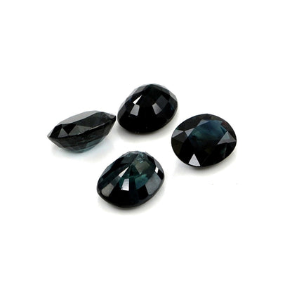 Natural Untreated Australian Teal Sapphire Calibrated Ovals | 5x7mm & 6x8mm