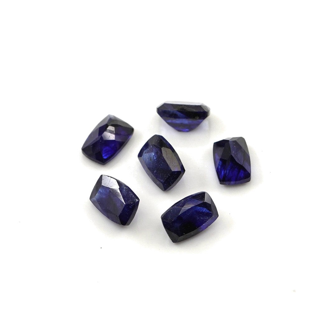 Natural Bangkok Blue sapphire Calibrated Long Cushions | 5x7mm & 6x8mm