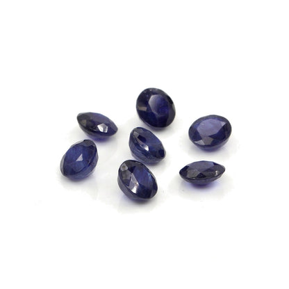 Natural Bangkok Blue Sapphire Calibrated Rounds | 7mm & 8mm