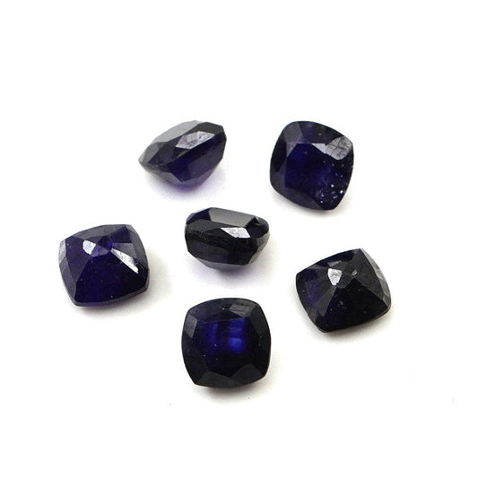 Natural Bangkok Blue Sapphire Loose Cushion Cut | 5mm & 5.5mm BS-C10 Picture-1