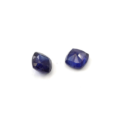 Natural Bangkok Blue Sapphire Calibrated Cushions | 9mm & 9.5mm