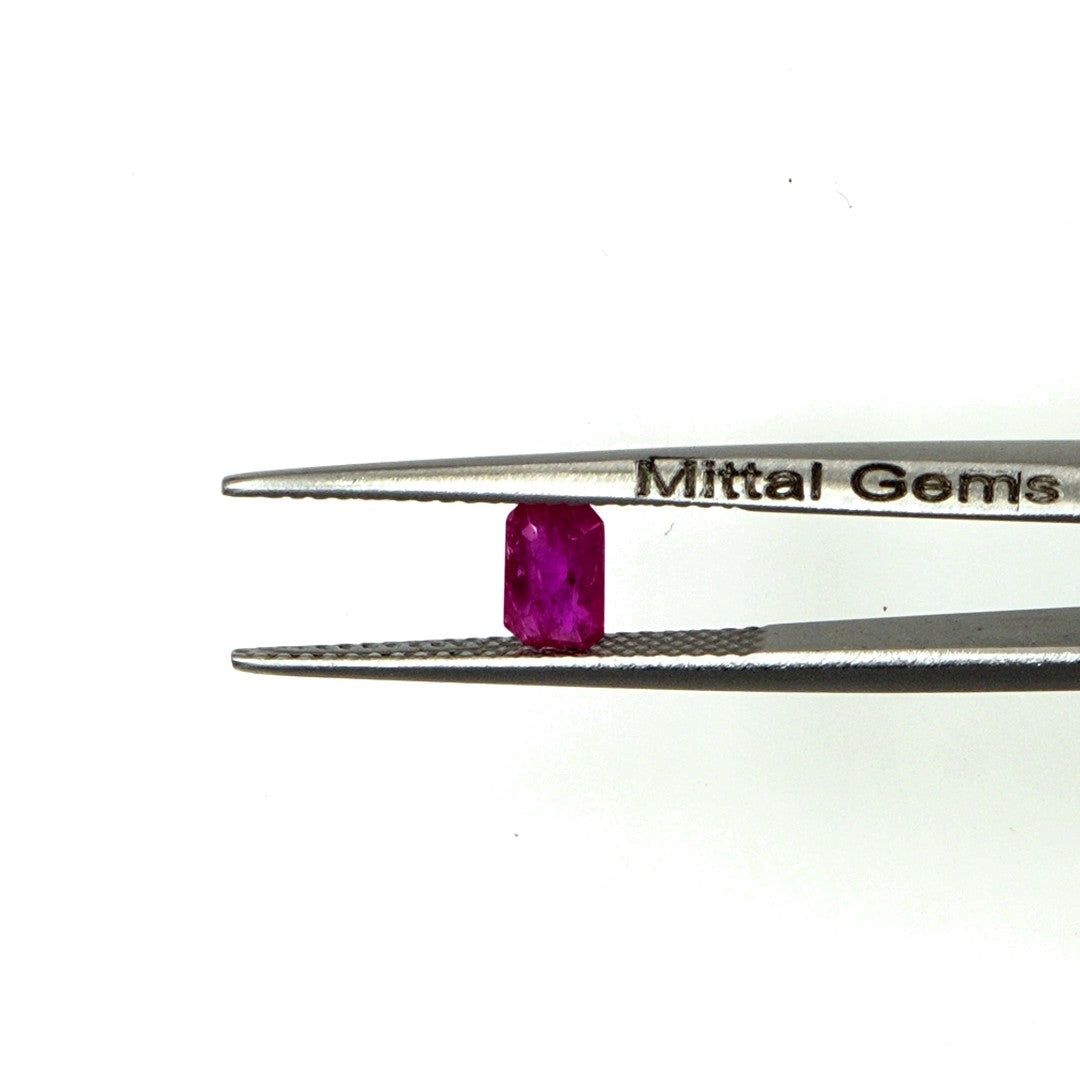 Natural Untreated Mozambique Ruby Calibrated Octagons | 3x5mm & 4x6mm
