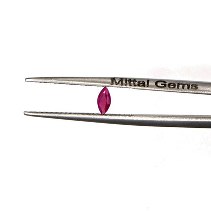Natural Untreated Burma Ruby Calibrated Marquise | 2x4mm & 2.5x5mm