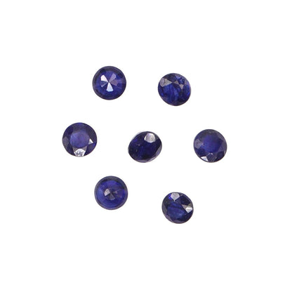 Natural Bangkok Blue Sapphire Calibrated Rounds | 4mm & 4.5mm