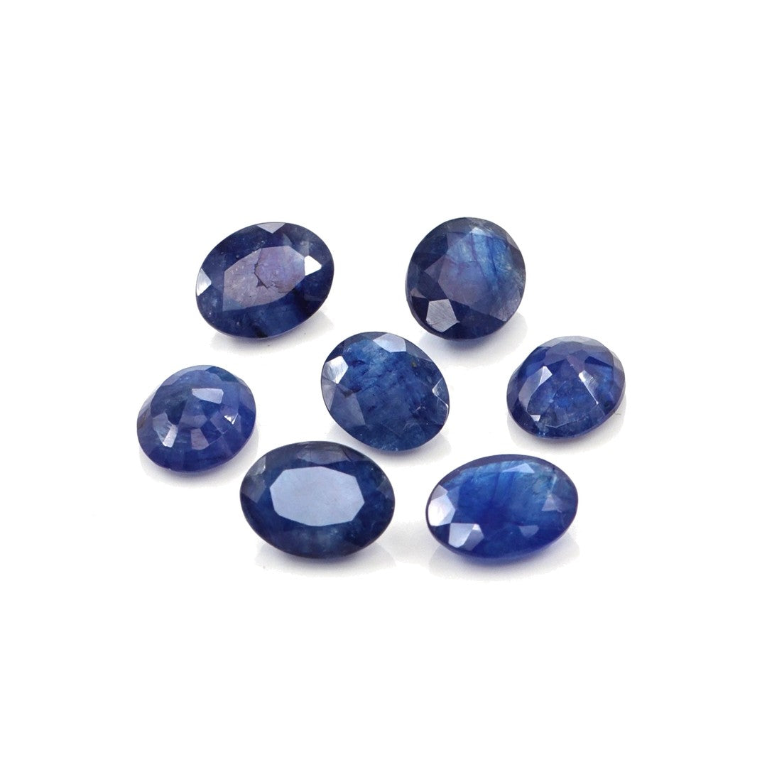 Natural Bangkok Blue Sapphire Calibrated Ovals | 7x9mm & 8x10mm