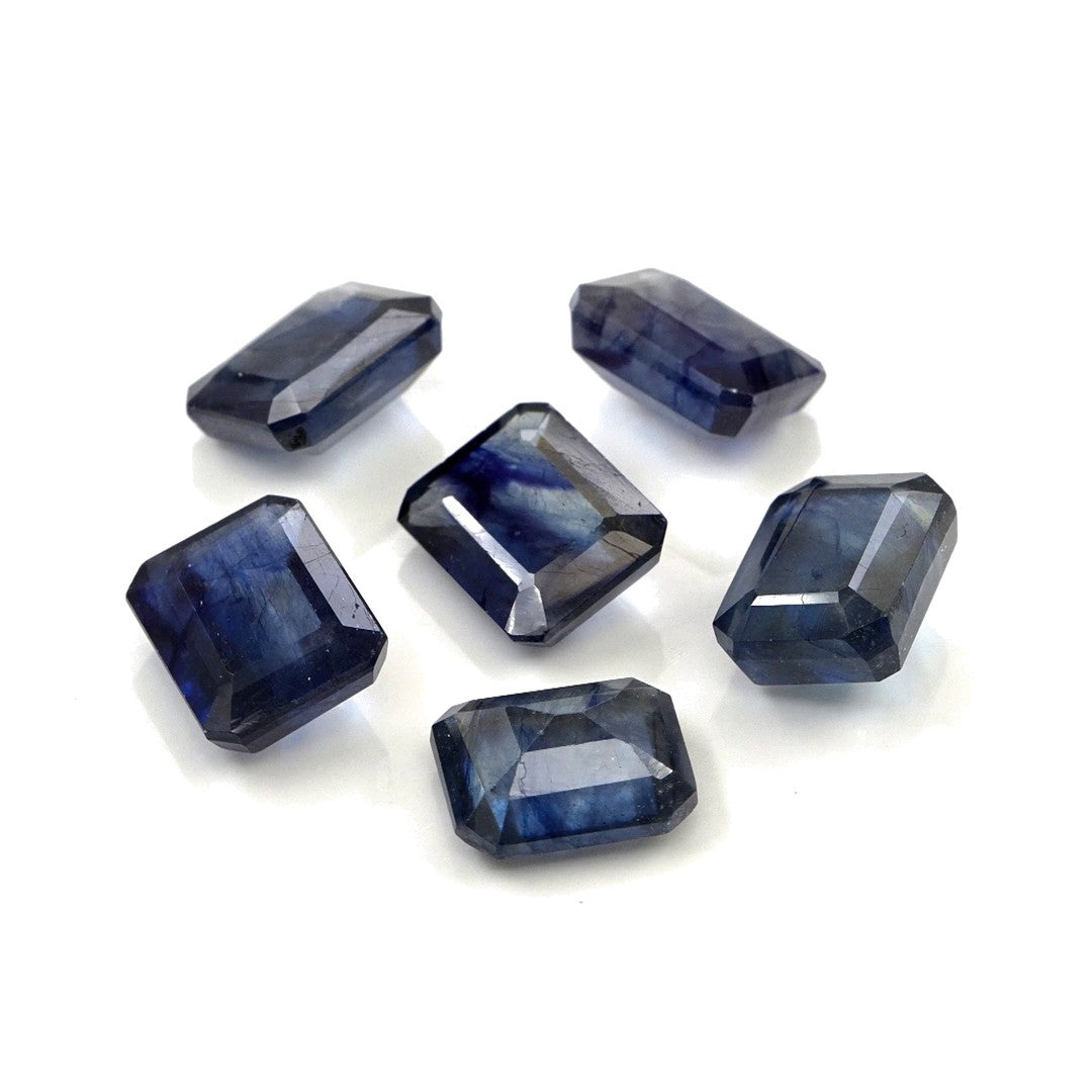 Natural Bangkok Blue Sapphire Calibrated Octagons | 9x11mm & 10x12mm