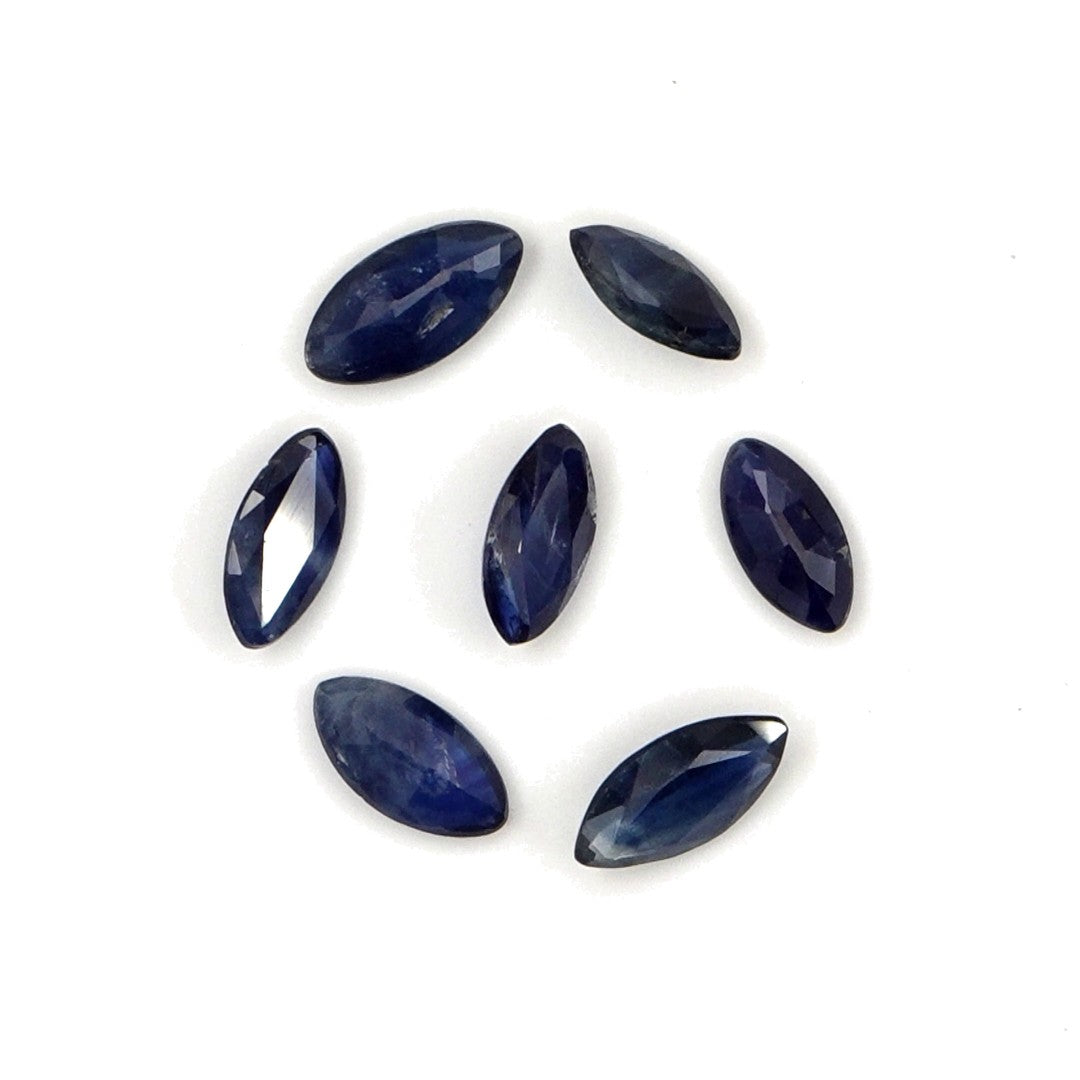 Natural Untreated Blue Sapphire Calibrated Marquise | 2.5x5mm & 3x6mm