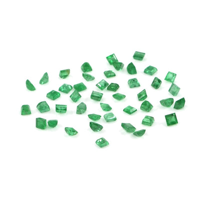 Natural Zambian Emerald Calibrated Squares | 2mm & 2.5mm